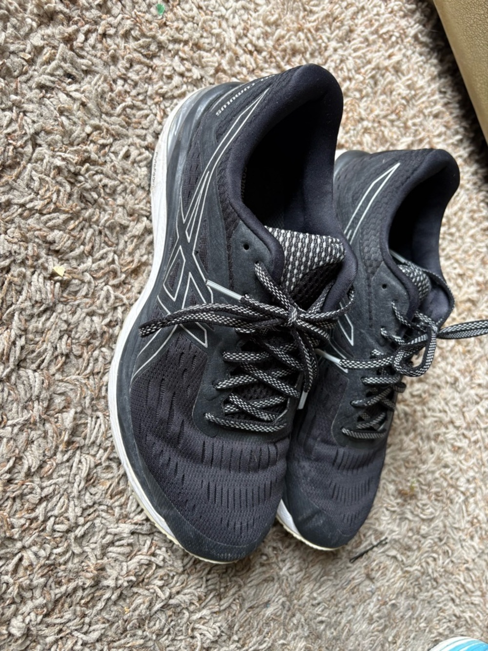 ASICS women’s Black Running Shoes - Breathable Cushioned Trainer